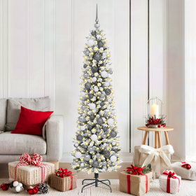 Árbol de Navidad Blanco 180 cm PVC