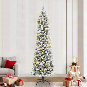 Árbol de Navidad Blanco 240 cm PVC
