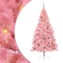 Árbol de Navidad artificial mitad Rosa 240 cm PVC