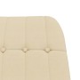 Schaukelstuhl aus cremefarbenem Stoff von vidaXL, Schaukelstühle - Ref: Foro24-341255, Preis: 125,30 €, Rabatt: %