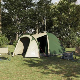 Carpa de cúpula con techo con almacenamiento Verde 384 x 254 x