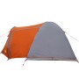 Carpa de cúpula con techo Gris y naranja 384 x 254 x 170 cm