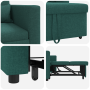 Sofá Cama Convertible 3 en 1 Verde Oscuro
