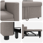 Sillón convertible Taupe 3 en 1