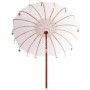 Sombrilla Manual Crema x 250 cm Algodón y madera maciza