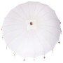 Sombrilla Manual Crema x 250 cm Algodón y madera maciza