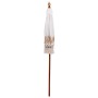 Sombrilla Crema 180-190 cm telas de Algodón & Madera & Bambú