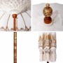 Sombrilla Crema 210-220 cm telas de Algodón & Madera & Bambú