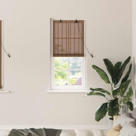 Persianas y Toldos para Ventanas Marrón 60 x 160 cm Bambú