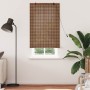 Persianas y Toldos para Ventanas Marrón 90 x 220 cm Bambú