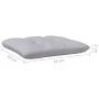 2-seater garden sofa with solid gray pine wood cushions by vidaXL, Outdoor sofas - Ref: Foro24-3095991, Price: 150,51 €, Disc...