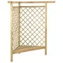 Pérgola esquinera con banco madera pino impregnada 166x81x174cm by vidaXL, Pergolas, arches and garden trellises - Ref: Foro2...