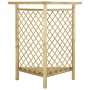 Eckpergola mit Sitzbank aus imprägniertem Kiefernholz 166x81x174cm. von vidaXL, Pergolen, Bögen und Gartenspaliere - Ref: For...