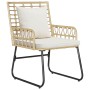Conjunto de Comedor de Jardín 3 pcs Negro, Antracita