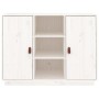 Aparador madera maciza de pino blanco 100x40x75 cm