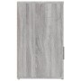 Mesita de noche madera contrachapada gris Sonoma 50x36x60 cm