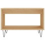 Mesa de centro madera de ingeniería roble Sonoma 60x50x40 cm