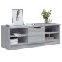 Mueble para TV madera contrachapada gris Sonoma 102x35,5x36,5cm