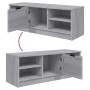 Mueble para TV madera contrachapada gris Sonoma 102x35,5x36,5cm