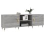 Mueble para TV madera de ingeniería gris Sonoma 150x30x50 cm