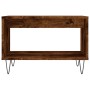 Mesa de centro madera de ingeniería roble ahumado 60x50x40 cm