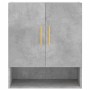 Armario de pared madera de ingeniería gris hormigón 60x31x70 cm