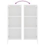 Mueble de TV de pared madera ingeniería blanco 40,5x30x102 cm