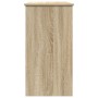 Escritorio madera contrachapada color roble Sonoma 80x40x75 cm