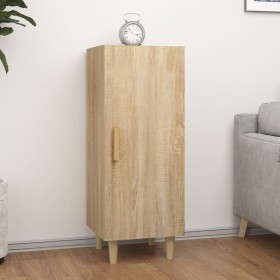 Aparador de madera contrachapada roble Sonoma 34,5x34x90 cm