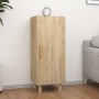 Aparador de madera contrachapada roble Sonoma 34,5x34x90 cm