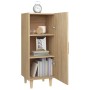 Aparador de madera contrachapada roble Sonoma 34,5x34x90 cm