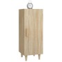 Aparador de madera contrachapada roble Sonoma 34,5x34x90 cm