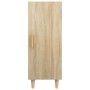 Aparador de madera contrachapada roble Sonoma 34,5x34x90 cm