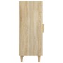 Aparador de madera contrachapada roble Sonoma 34,5x34x90 cm