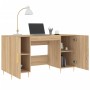 Escritorio madera de ingeniería roble Sonoma 140x50x75 cm