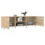 Mueble para TV madera de ingeniería roble Sonoma 150x30x50 cm