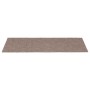 Alfombrilla autoadhesiva escalera 15 uds marrón claro 60x25 cm