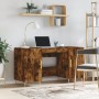 Escritorio madera de ingeniería roble ahumado 140x50x75 cm