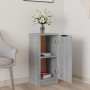Aparador de madera contrachapada gris Sonoma 30x30x70 cm
