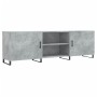 Mueble de TV madera de ingeniería gris hormigón 150x30x50 cm