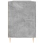 Escritorio madera de ingeniería gris hormigón 140x50x75 cm