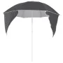 Sonnenschirm mit anthrazitgrauen Seitenwänden 215 cm von vidaXL, Sonnenschirme - Ref: Foro24-318839, Preis: 34,75 €, Rabatt: %