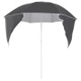 Sonnenschirm mit anthrazitgrauen Seitenwänden 215 cm von vidaXL, Sonnenschirme - Ref: Foro24-318839, Preis: 32,74 €, Rabatt: %