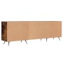 Mueble de TV madera de ingeniería roble ahumado 150x30x50 cm