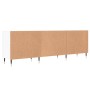 Mueble para TV madera de ingeniería blanco 150x30x50 cm