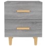 Mesita de noche gris sonoma 40x35x47,5 cm