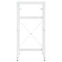 Estructura de lavabo de hierro blanco 40x38x31 cm