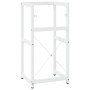 Estructura de lavabo de hierro blanco 40x38x31 cm