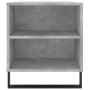 Mesa de centro madera ingeniería gris hormigón 102x44,5x50 cm