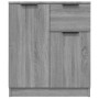 Aparadores 2 uds madera contrachapada gris Sonoma 60x30x70 cm